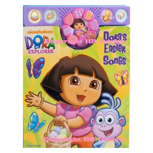 Nick Jr - Dora the Explorer : Dora's Easter Songs. Holiday Play-a-Song Book