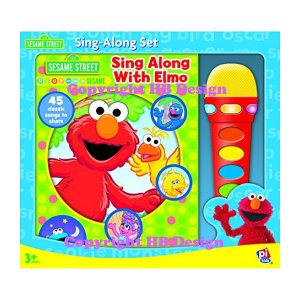 PBS Kids - Sesame Street: Sing Along With Elmo. Sing-Along Set - Light Up Microphone and Songbook