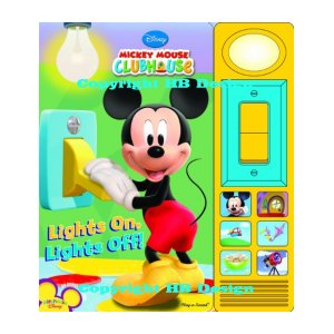 Disney Channel - Mickey Mouse Clubhouse: Lights On, Lights Off! Nightlight Turn-on Play-a-Sound Book