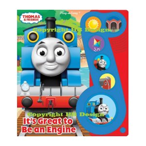 PBS Kids - Thomas & Friends : It's Great to Be an Engine. Little Music Note Interactive Play-a-Song Book