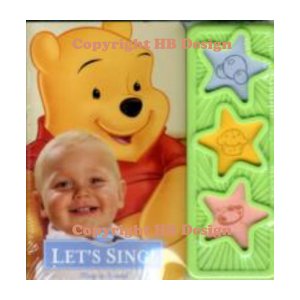 Disney Channel - Disney Baby's : Let's Sing. Mini Play-a-Sound 3 Little Stars Storybook
