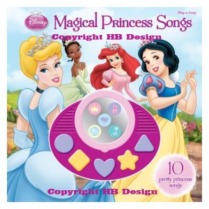 Playhouse Disney - Disney Princess : Magical Princess Songs. Interactive Play-a-Sound Little Magical Mirror Book