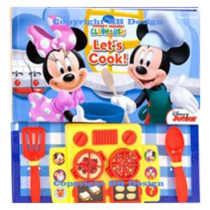 Playhouse Disney - Disney Mickey Mouse Clubhouse : Let's Cook. Play-a-Sound Book With Cooking Toy Set