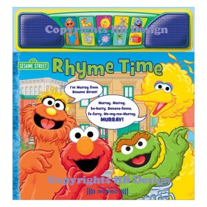 PBS Kidsw - Sesame Street : Rhyme Time. Play-A-Sound Stereo Book