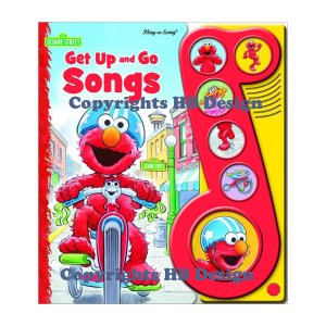 PBS Kids - Sesame Street : Get Up and Go Songs. Little Music Note Interactive Play-a-Song Book