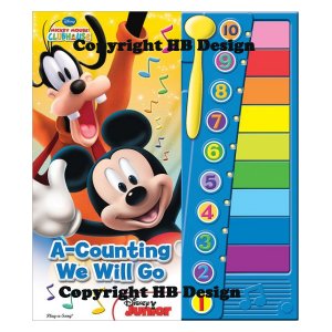 Playhouse Disney - Mickey Mouse Clubhouse: A Counting We Will Go. Xylophone Interactive Sound Book