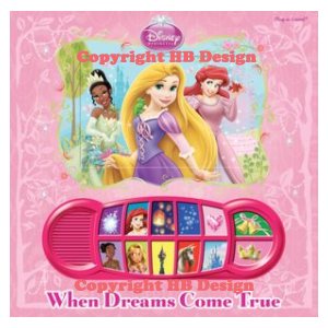 Disney Channel - Disney Princess: When Dreams Come True. Lenticular Play-a-Sound Book