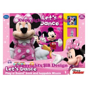Disney Junior - Mickey Mouse Clubhouse: Let's Dance. Interactive Play-a-sound Book and Cuddly Toy