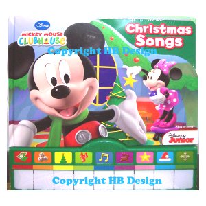 Playhouse Disney - Mickey Mouse Clubhouse : Christmas Songs. Sound Piano Book Mini Deluxe