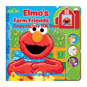 PBS Kids - Sesame Street: Elmo's Farm Friends. Custom Frame Play-a-Sound Little Storybook