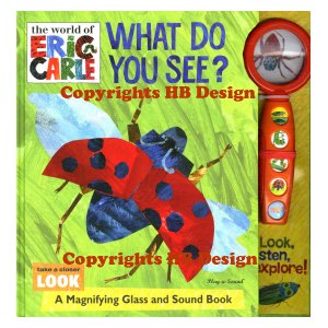 The World of Eric Carle: What Do You See? Interactive Play-a-Sound Book with 3x Magnifying Glass