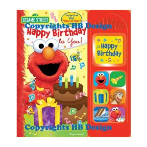 PBS Kids - Sesame Street - Happy Birthday to You! Interactive Sound Book 