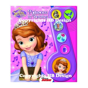 Disney Channel - Disney Sofia the First: Princess in Training. Little Music Note Interactive Play-a-Song Songbook
