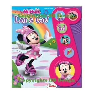 Playhouse Disney - Disney Minnie Mouse : Let's Go! Music Note Interactive Play-a-Song Book