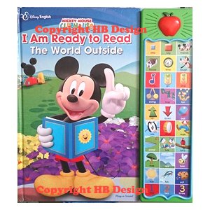 Playhouse Disney - Mickey Mouse Playhouse: Iam Ready to Read. The World Outside. Play And Learn Interactive Play-a-sound Storybook
