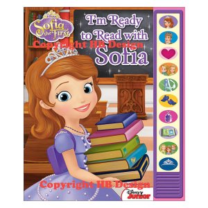 Disney Junior - Sofia the First:  I'm Ready to Read with Sofia. Starting to Read Interactive Play-a-Sound Storybook