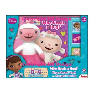 Disney Junior - Doc McStuffins: Who Needs A Hug. Play-a-Sound Storybook with a Cuddly Toy Lambie Baby's Gift Set