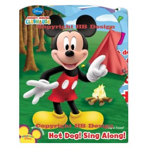Playhouse Disney - Mickey Mouse Clubhouse: Hot Dog! Sing Along! Press the Nose Fold-Out Play-a-Sound Interactive Storybook