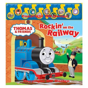 PBS Kids - Thomas & Friends : Rockin on the Railway. Interactive Play-a-Song Book with 10 Musical-Note-Shaped Buttons