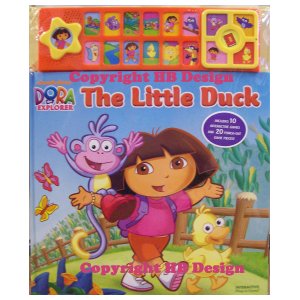 Nick Jr - Dora The Explorer : The Little Duck. GIANT Interactive Play-a-Sound Storybook with Game