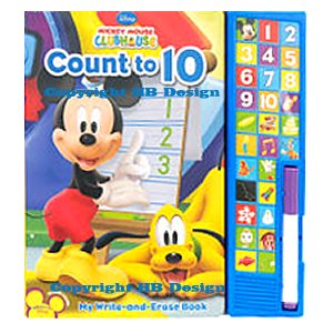 Disney Channel - Mickey Mouse Clubhouse : Count to 10. My Write-and-Erase Play-a-Sound Book