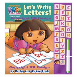 Nick Jr - Dora the Explorer: Let's Write Letters! My Write-and-Erase Play-a-Sound Book
