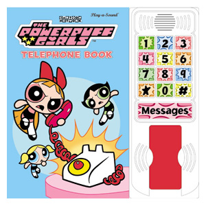 Cartoon Network - The Powerpuff Girls : Telephone book. Play-a-Sound Telephone Book