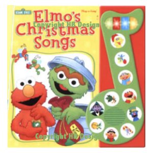 PBS kids - Sesame Street : Elmo's Christmas Songs. Interactive Play-a-Song Music Note Songbook