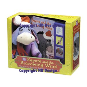 Playhouse Disney - Winnie the Pooh : Eeyore and the Borrowing Wind. Interactive Play-a-sound Book and Cuddly Toy