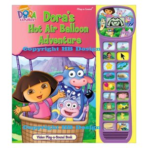 Nick Jr - Dora the Explorer : Hot Air Balloon Adventure. Video Interactive Play-a-Sound Storybook