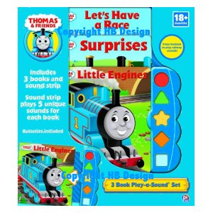 PBS Kids - Thomas & Friends. 3-Book Play-a-Sound Set