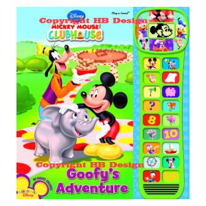 Playhouse Disney - Mickey Mouse Club House : Goofy's Adventure. Video Interactive Play-a-Sound Storybook