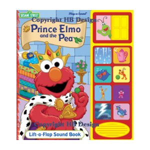 PBS Kids - Sesame Street : Prince Elmo and the Pea. Lift-a-Flap Play-a-Sound Book
