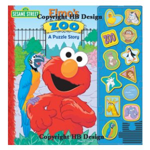 PBS Kids - Sesame Street : Elmo's Zoo.A Puzzle Story. Sound Puzzle Story Book