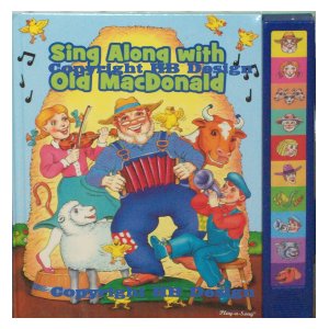 Old MacDonald Had a Farm. 10 Buttons Interactive Play-a-Song Songbook