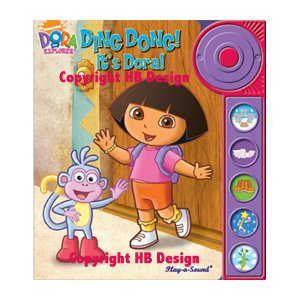 Nick Jr - Dora the Explorer : Ding Dong! It's Dora! Little Door Bell Sound Book
