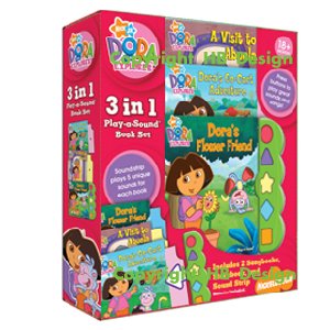 Nick Jr - Dora the Explorer. 3-Book Play-a-Sound Set