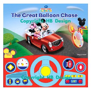CPlayhouse Disney - Mickey Mouse Clubhouse : The Great Balloon Chase. Steering Wheel Play-a-Sound Book