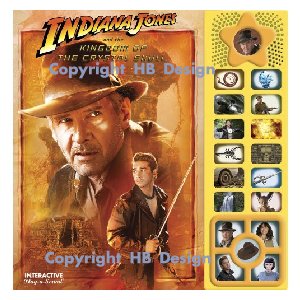 Indiana Jones and the Kingdom of the Crystal Skull. Interactive Play-a-Sound Storybook with Game