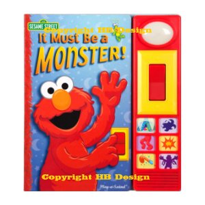 PBS Kids - Sesame Street : It Must Be a Monster! Nightlight Turn-on Play-a-Sound Book