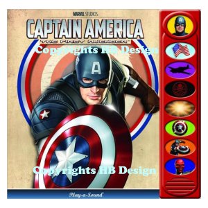 Marvel Studios Captain America : The First Avenger. Interactive Play-a-Sound Storybook