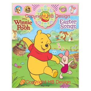 Playhouse DIsney - Winnie the Pooh Easter Songs. Holiday Play-a-Song Book