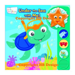 Disney Junior - Baby Einstein: Under the See with Me! Custom Frame Play-a-Sound Little Storybook