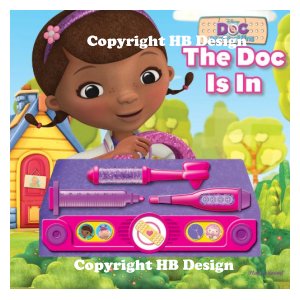 Disney Channel - Disney Doc McStuffins: The Doc Is In. Play-a-Sound Book With Doctor Toy Set